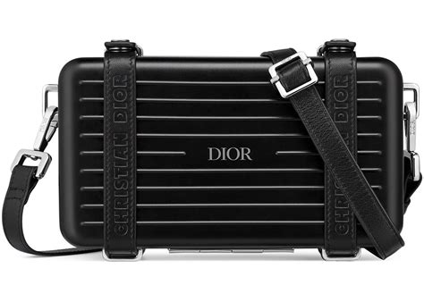 dior rimowa black clutch|christian Dior silver clutch.